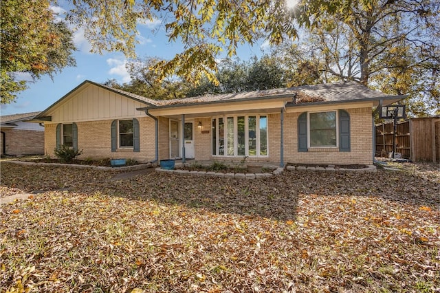 view of ranch-style house