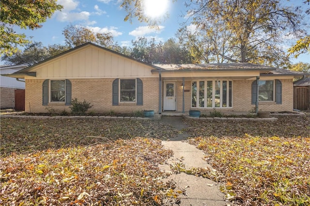 view of ranch-style home