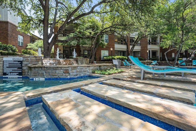 view of pool