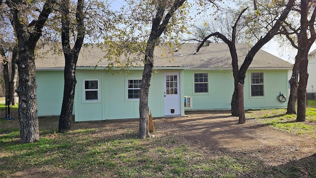 view of rear view of property