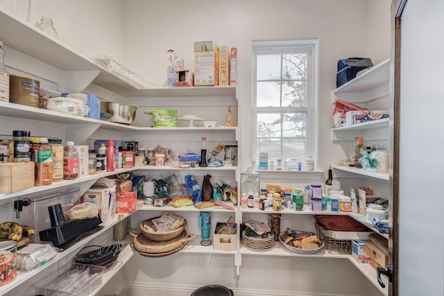 view of pantry