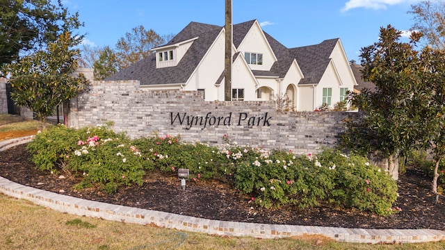 view of community / neighborhood sign