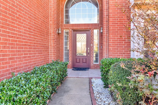 view of property entrance