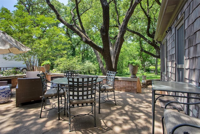 view of patio