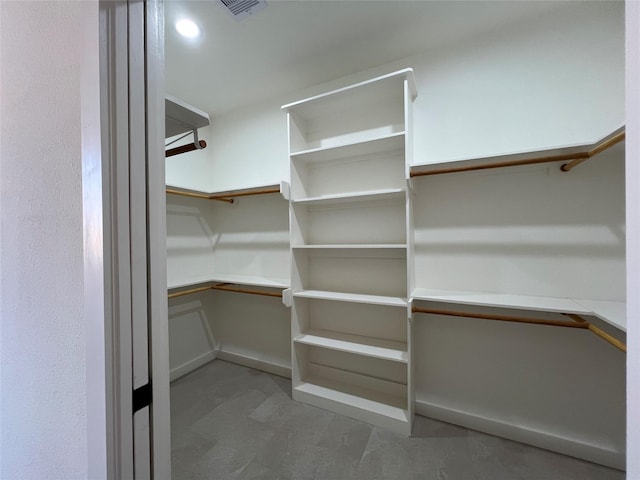 view of spacious closet