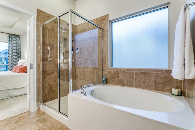 3308 Estacado Dr, Denton, TX 76210 - ensuite bathroom with a shower stall, a wealth of natural light, and ensuite bathroom