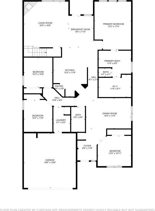 3308 Estacado Dr, Denton, TX 76210 - floor plan