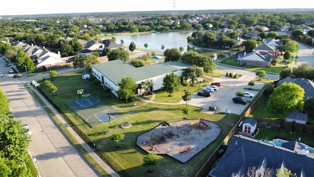 3308 Estacado Dr, Denton, TX 76210 - bird's eye view of a large body of water