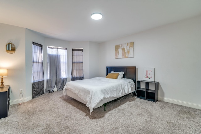 bedroom with carpet flooring