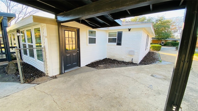 view of property entrance