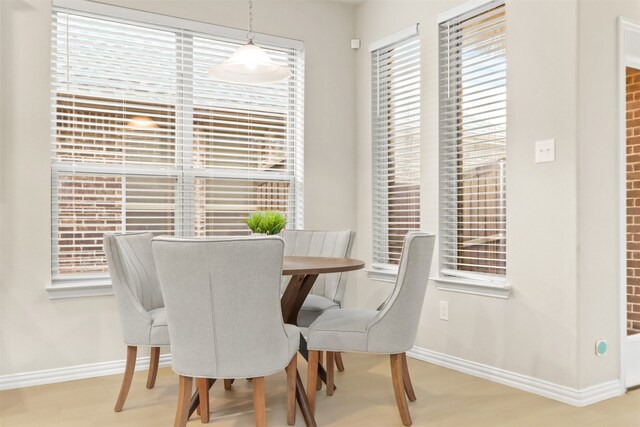 dining room featuring hardwood / wood-style floors