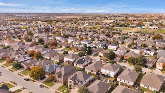 drone / aerial view featuring a residential view