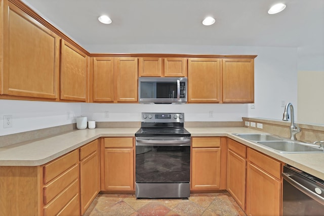 kitchen featuring sink and stainless steel appliances