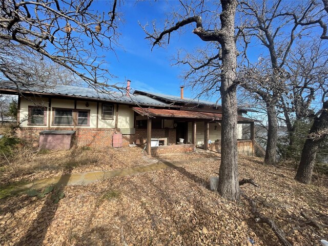 view of rear view of property