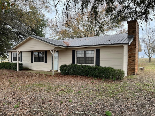 view of ranch-style home