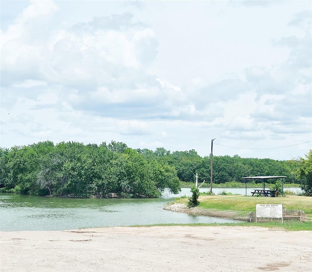 property view of water