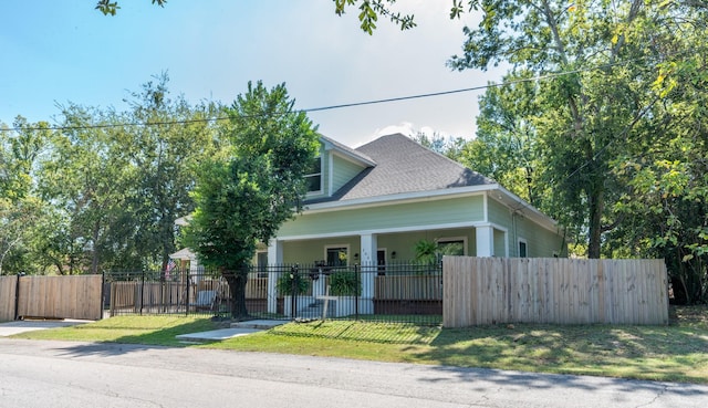 view of front of home