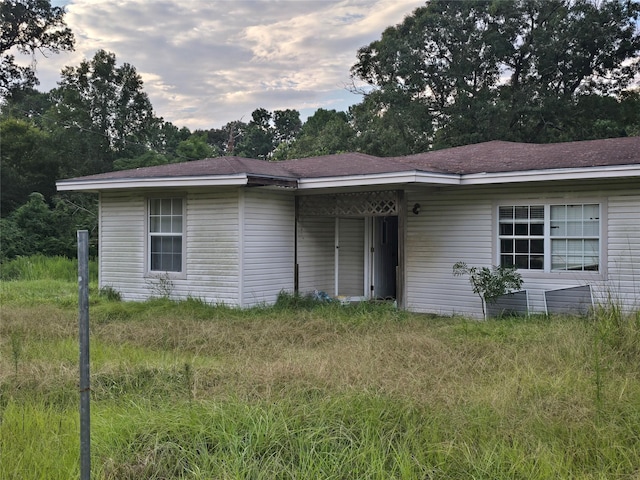 view of ranch-style home