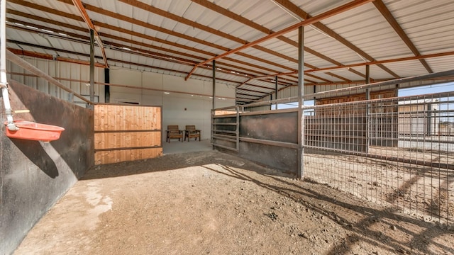 view of stable