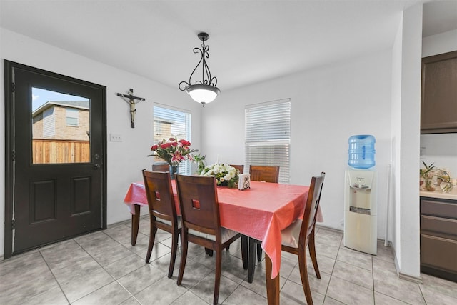 view of dining area