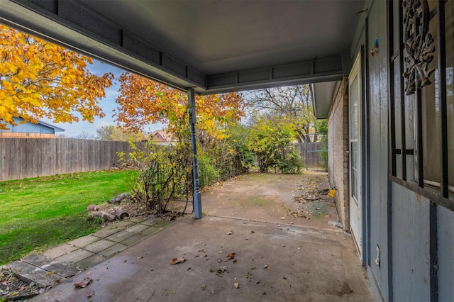 view of patio