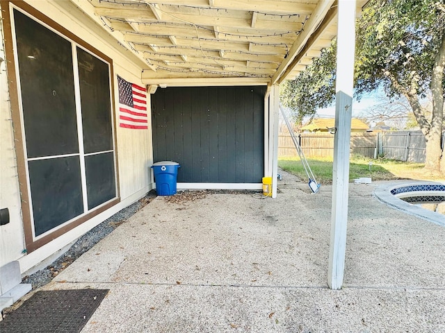 view of patio