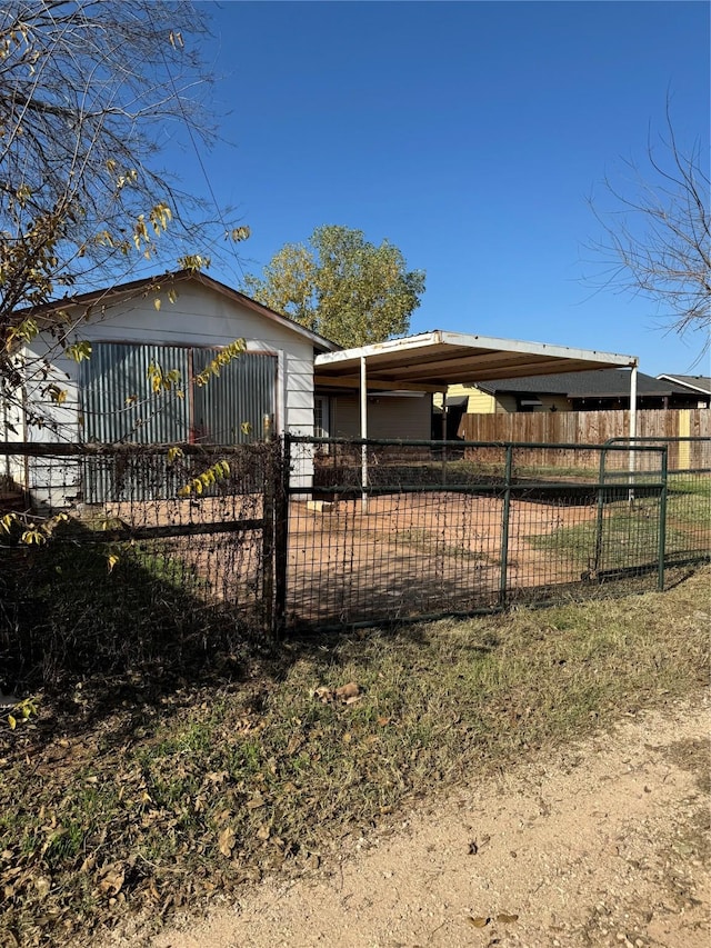 view of side of home