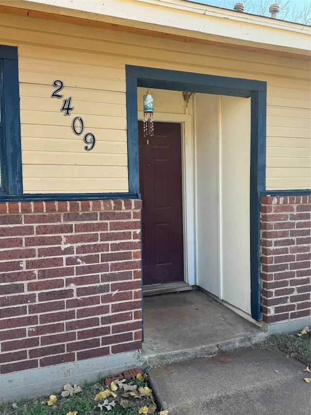 view of entrance to property