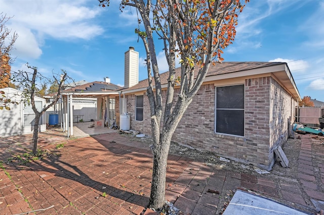 exterior space with a patio