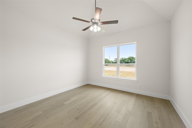 313 Slimp Blf, Azle, TX 76020 - empty room with light wood-style flooring and ceiling fan