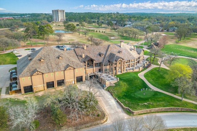 3351 Cascades Ct Unit 305, Tyler, TX 75709 - bird's eye view of a golf course and a large body of water