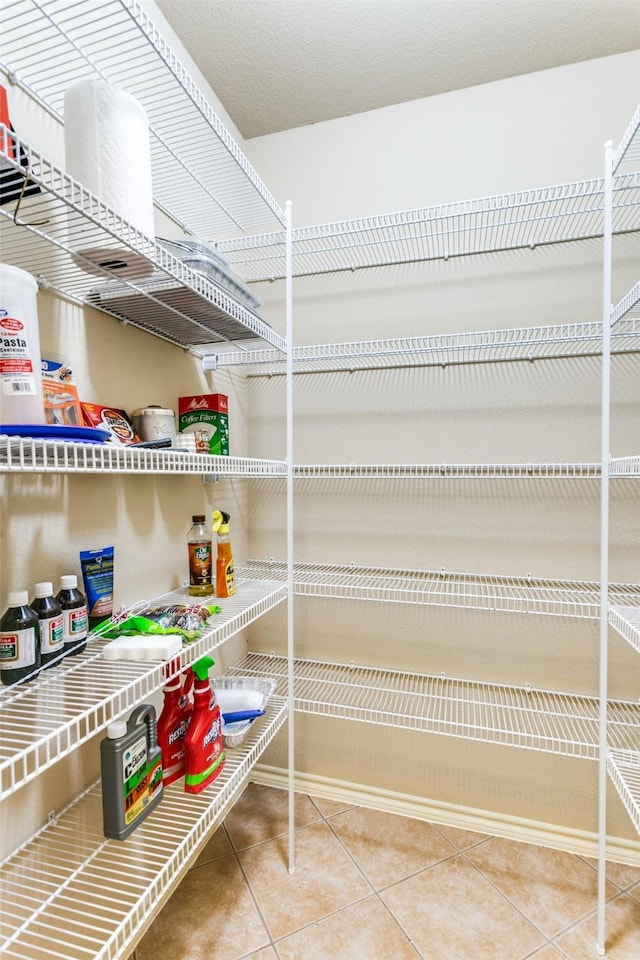 view of pantry