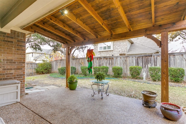 view of patio