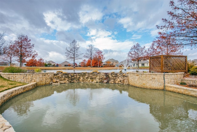 property view of water