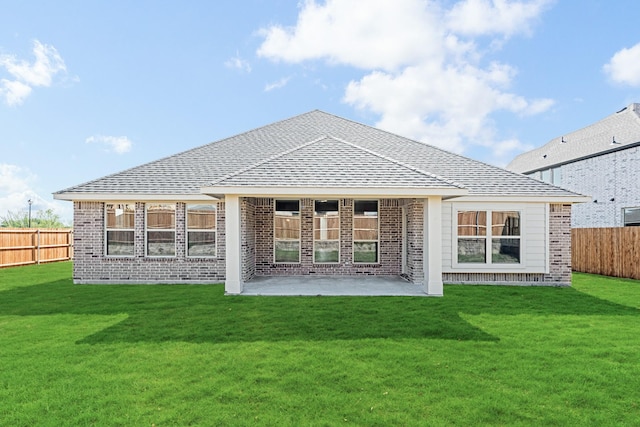 806 Willowbanks Dr, Josephine, TX 75173 - back of house featuring brick siding and a patio area