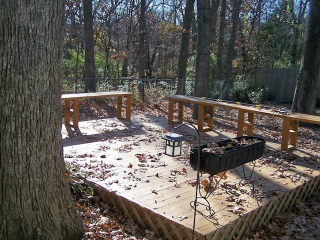 view of deck