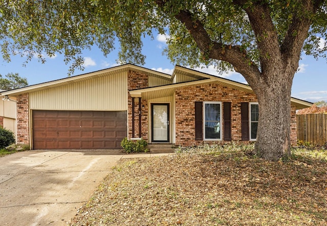 ranch-style house with a garage