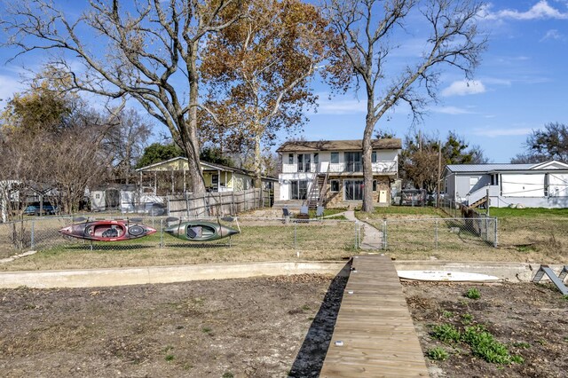 view of rear view of property