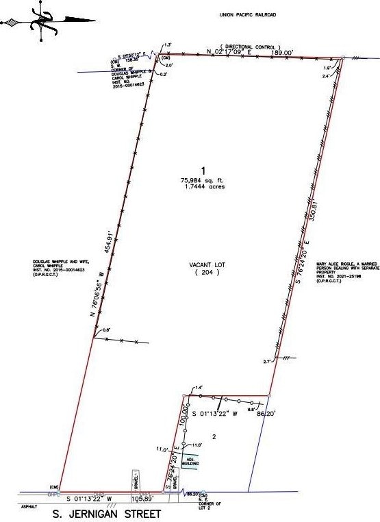 210 S Jernigan St, Bells TX, 75414 land for sale