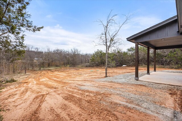 view of yard featuring a patio area