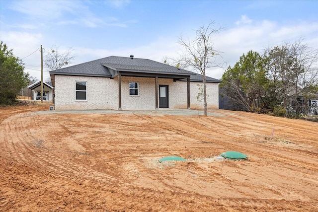 view of rear view of property