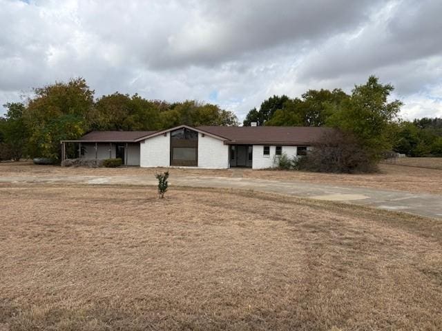 view of ranch-style house