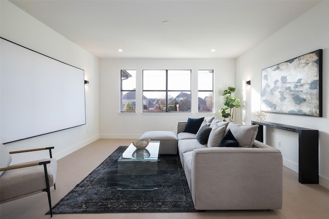 view of home theater room