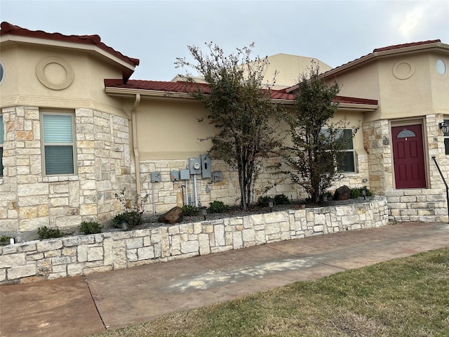 view of front of home