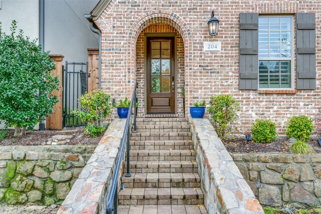 view of entrance to property