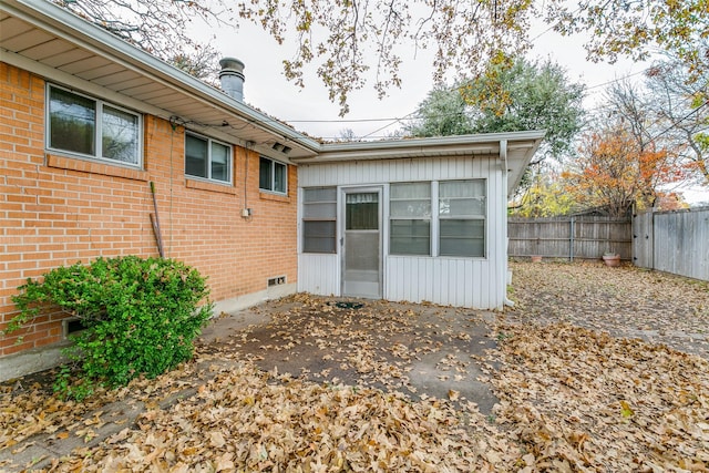 view of rear view of property