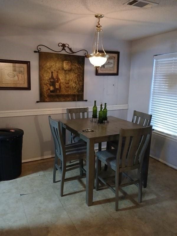 view of dining area