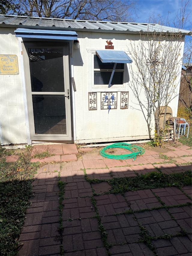 exterior space with a patio area