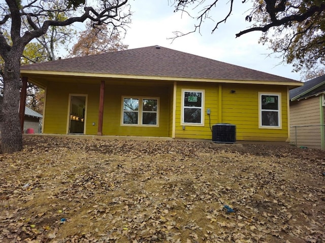 view of rear view of property