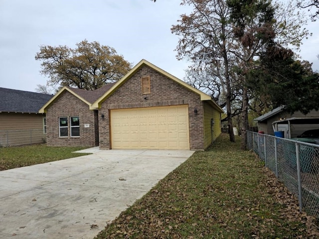 exterior space with a yard